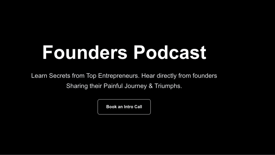 Understanding the Interview Structure of Founders Podcast
